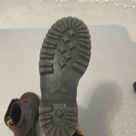 Dr. Martens Brown Leather Boots - Picture 7 of 9